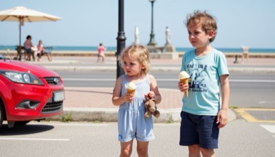 AI-generated film still from Me-Me exploring identity and unlived destinies in Milan